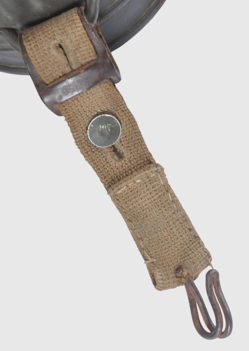 WW2 German Matching Name & Numbered Gas Mask & Canister