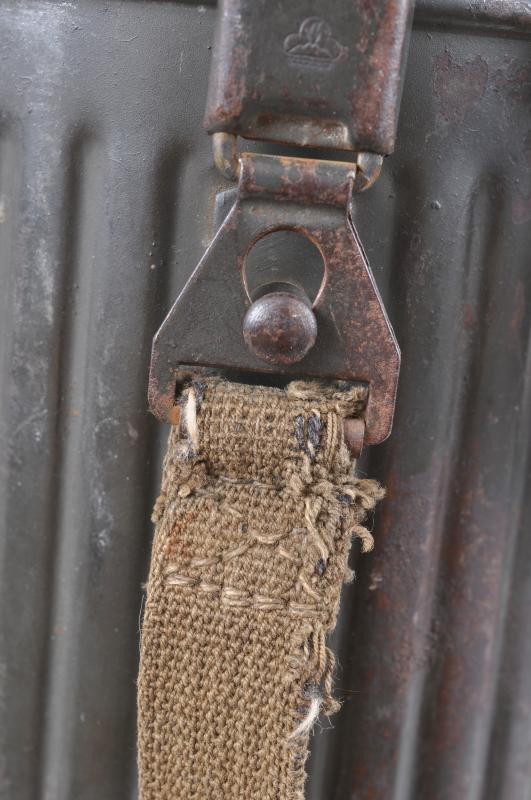 WW2 German Matching Name & Numbered Gas Mask & Canister