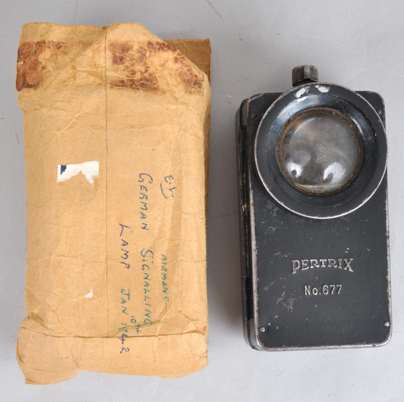 WW2 German 'Pertrix' Torch Captured By British Soldier Jan 10th 1942