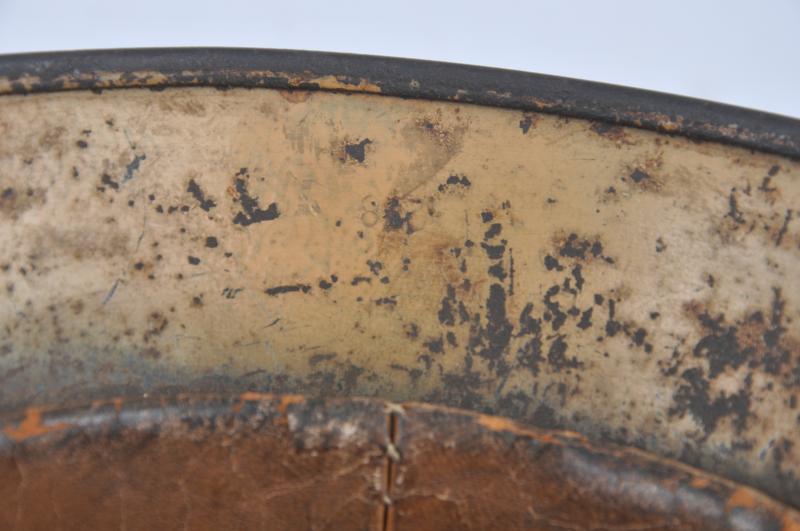 WW2 German M40 Luftwaffe Ex-Wire Italian Camouflage Helmet