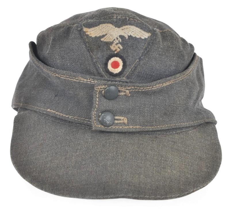 WW2 German Luftwaffe HBT Cap 1944
