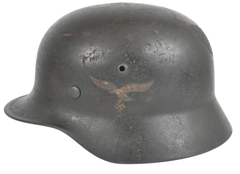 WW2 German M35 Luftwaffe Double Decal Helmet
