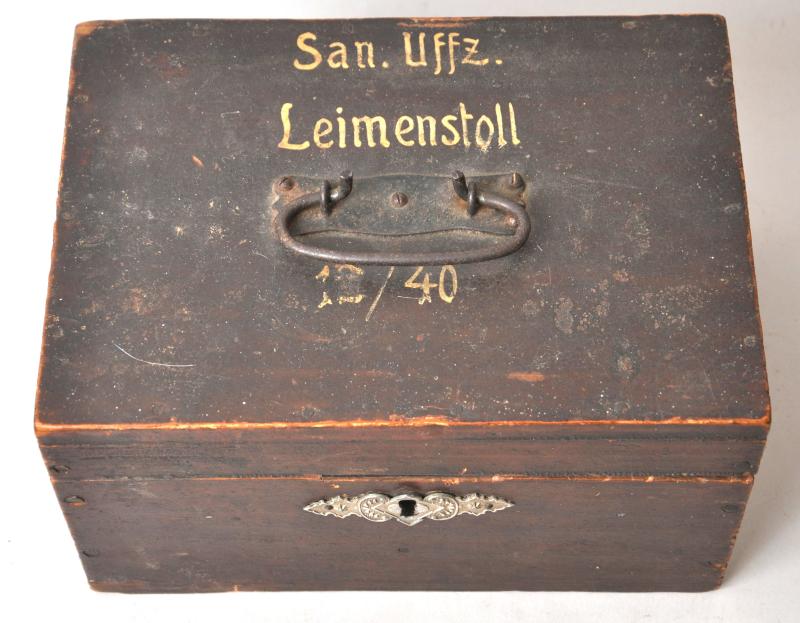 WW2 German 'San.Uffz' Medic NCOs Personal Box