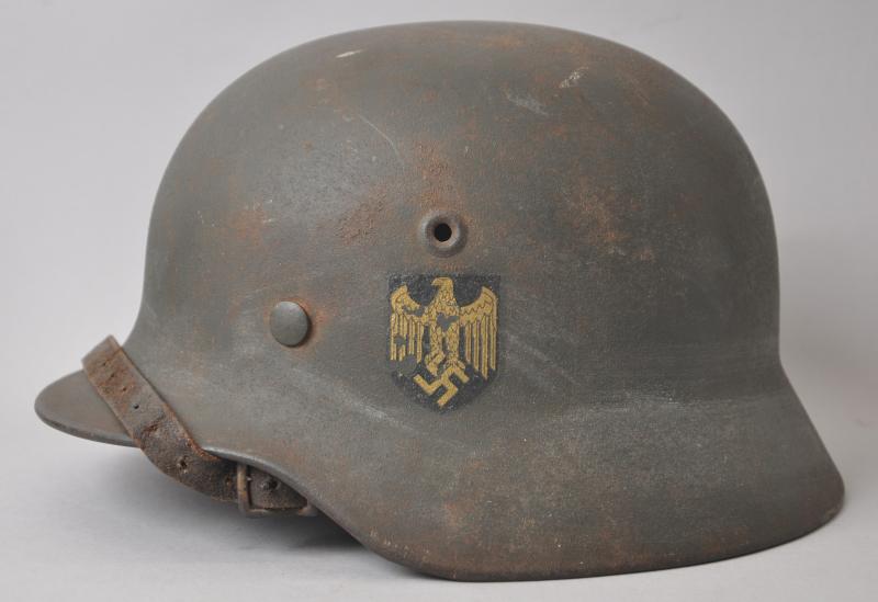 WW2 German Single Decal Kriegsmarine Helmet