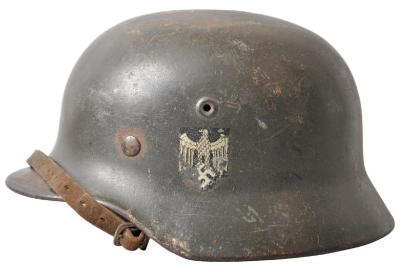 WW2 German M40 Steel Combat Helmet