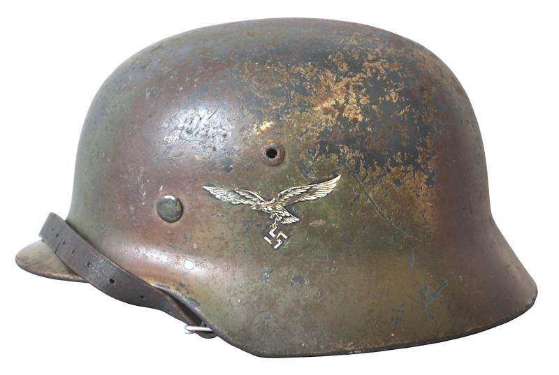 WW2 German Luftwaffe Camouflage M35 Double Decal Helmet