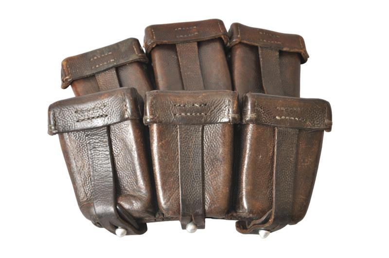 WW2 German Luftwaffe LBA Marked Issue K98 Pouches 1937/38