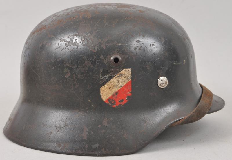 WW2 German Double Decal M35 Luftwaffe Helmet