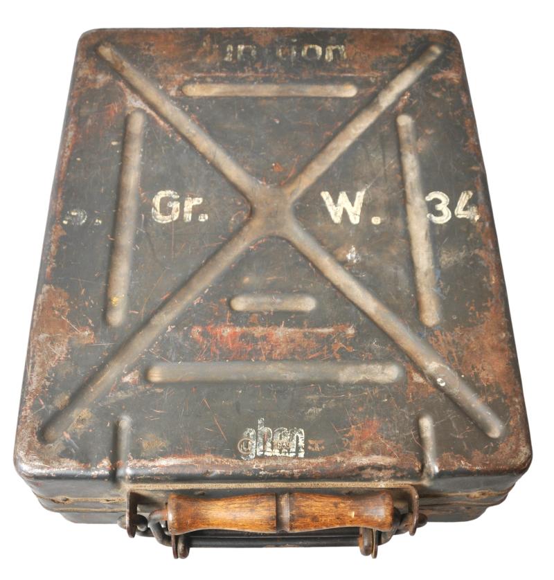 WW2 German 8cm Mortar Ammunition Case  1939