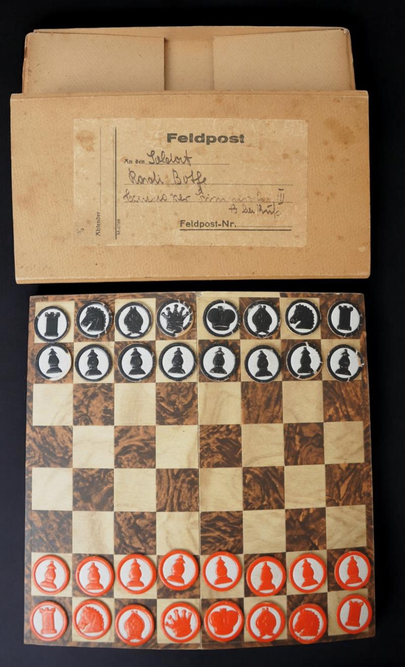 WW2 German Feldpost Chess Set