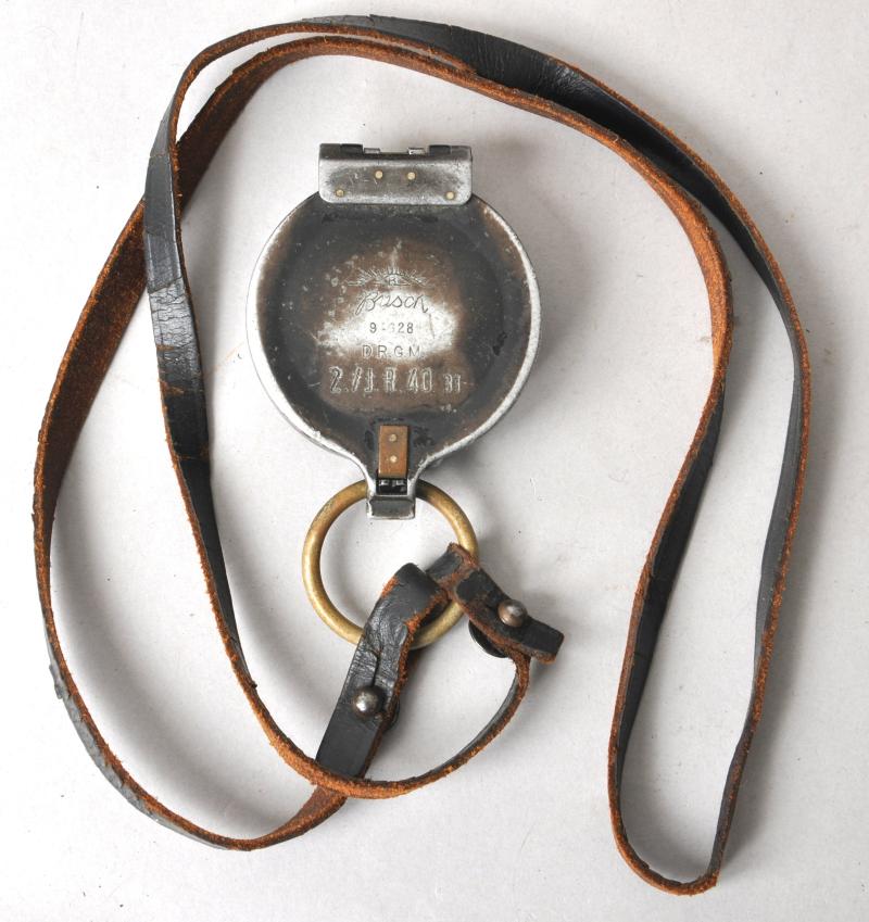 WW2 German Marching Compass Marked To Infantry Regiment