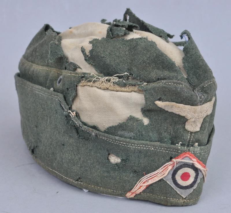 WW2 German M34 Artillery Cap 1937- Name Tag To Kanonier In 24th Artillery Regt.