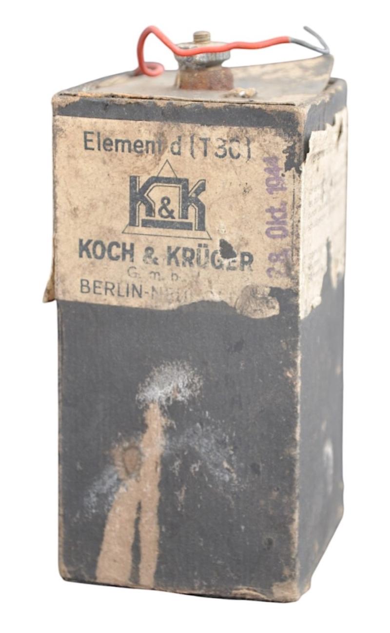 WW2 German Field Telephone Battery 1944
