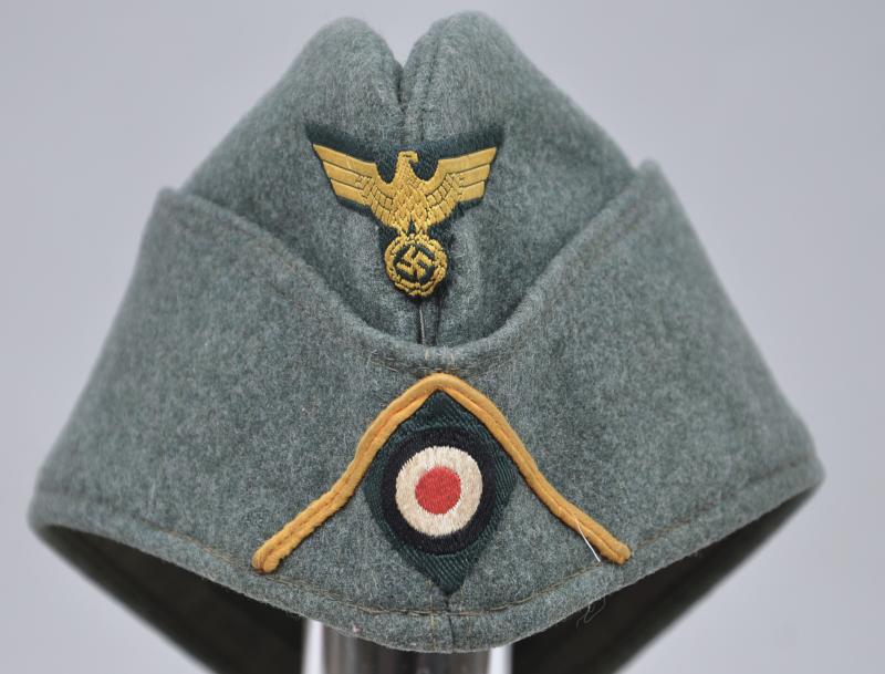 WW2 German Kriegsmarine Coastal Artillery Cap With Nametag