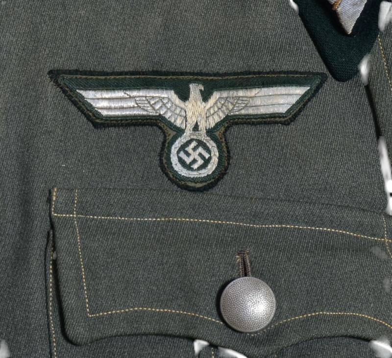 WW2 German Artillery Officers M36  field Tunic .