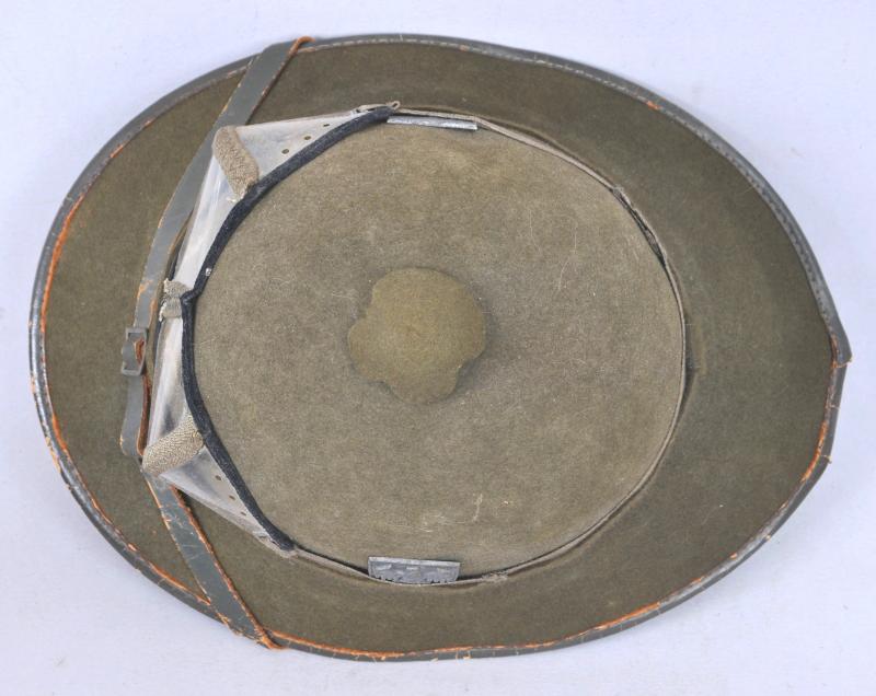 WW2 German Pith Helmet With Goggles