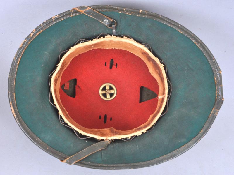WW2 German Pith Helmet With Goggles