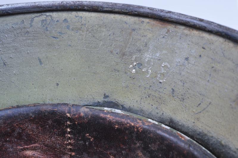 WW2 German Army M35 Sawdust/Woodchip Normandy Camouflage Helmet