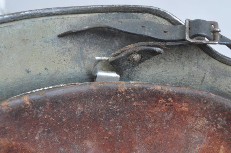 WW2 German Army M35 Sawdust/Woodchip Normandy Camouflage Helmet