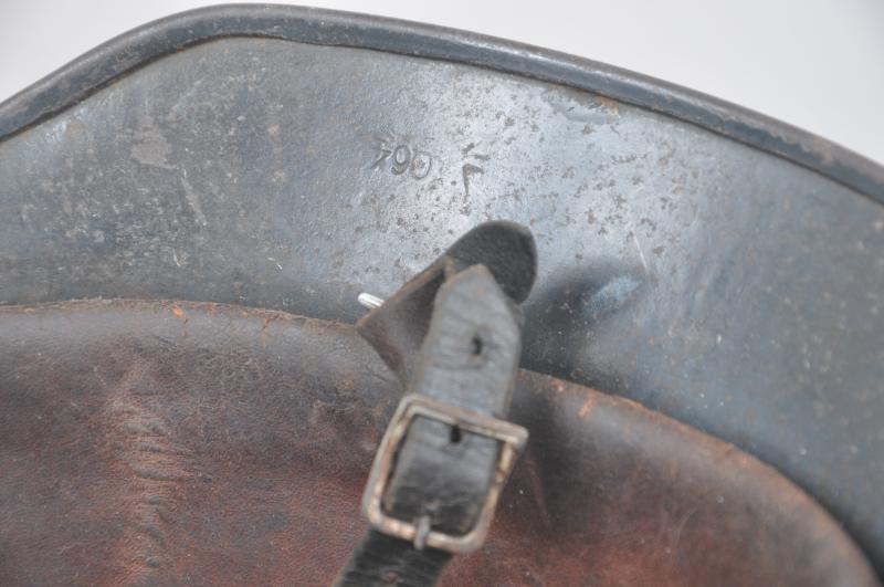 WW2 German Luftwaffe Double Decal M35 Combat Helmet With Luft.Signals Unit Markings