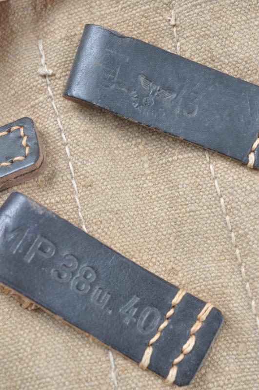 WW2 German MP40 Magazine Pouch With Loading Tool Pouch 1943