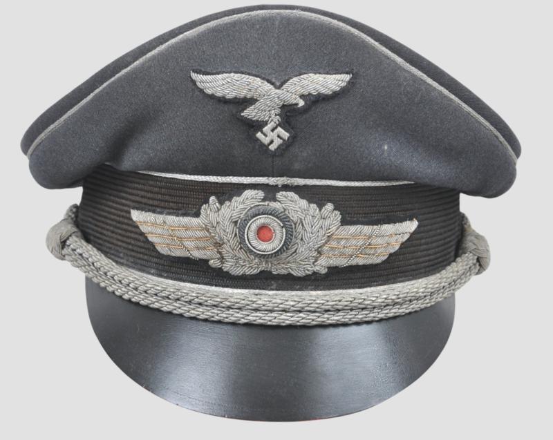WW2 German Luftwaffe Officers Cap By Clemens Wagner