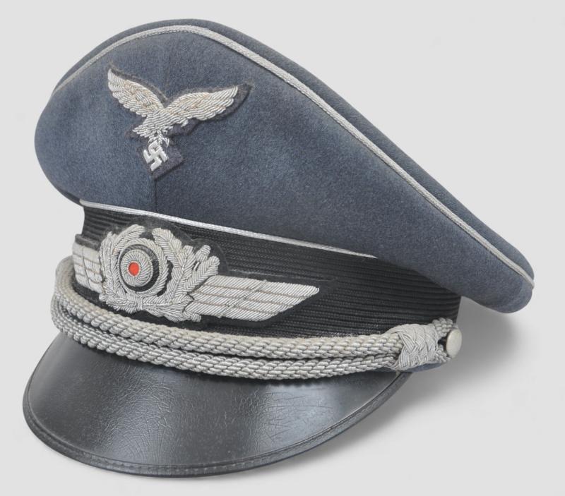 WW2 German 'Kleiderklasse' Luftwaffe Officers Visor Cap