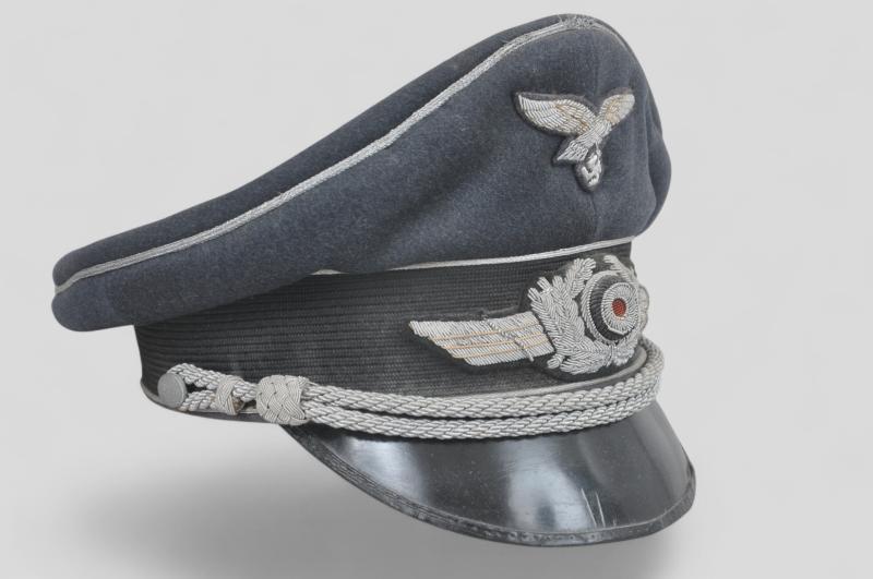 WW2 German 'Double Erel' Luftwaffe Officers Cap