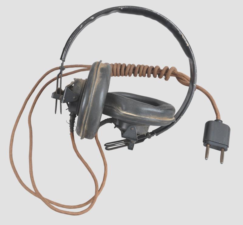 WW2 German Dfh.b Panzer Headphones 1943