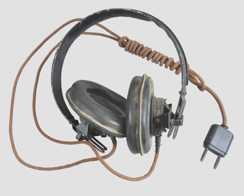 WW2 German Dfh.b Panzer Headphones 1943