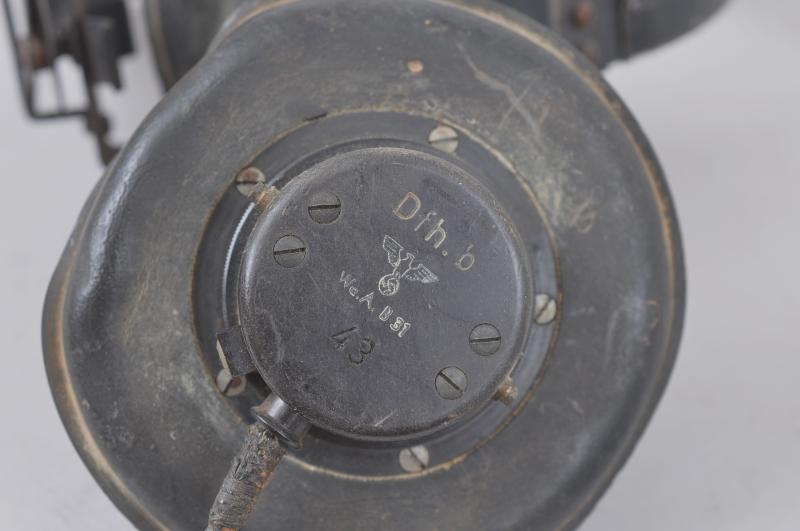 WW2 German Dfh.b Panzer Headphones 1943