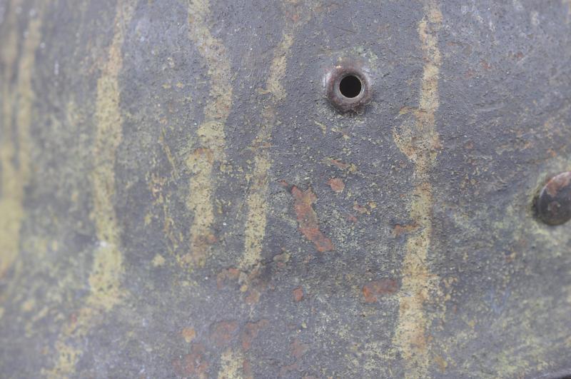 WW2 German Camouflage M40 Single Decal Luftwaffe Ground Combat Helmet