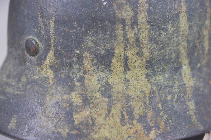 WW2 German Camouflage M40 Single Decal Luftwaffe Ground Combat Helmet