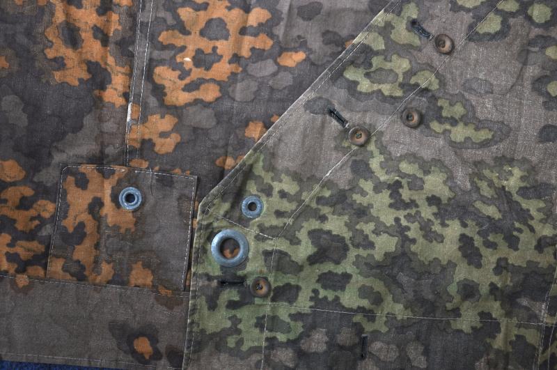 WW2 German SS Zeltbahn - Oakleaf A Camouflage