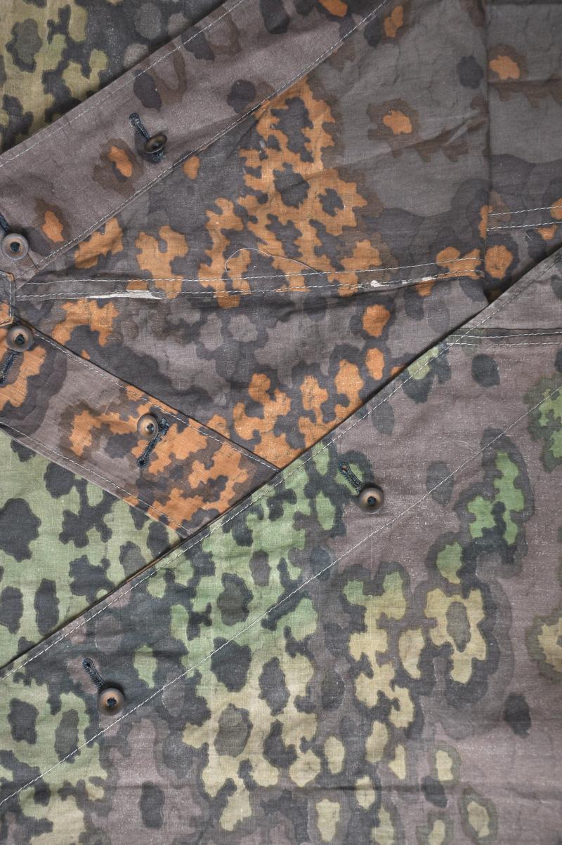 WW2 German SS Zeltbahn - Oakleaf A Camouflage