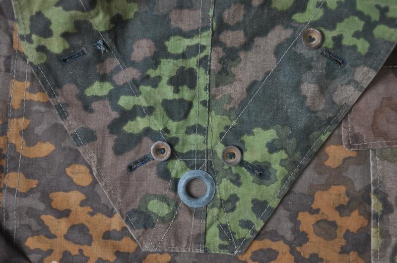 WW2 German SS Zeltbahn - Oakleaf A Camouflage