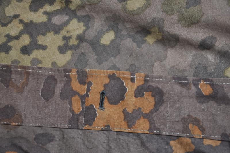 WW2 German SS Zeltbahn - Oakleaf A Camouflage